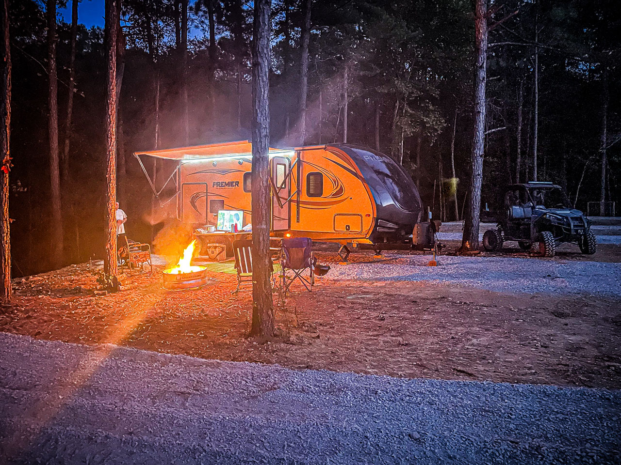 Campsite At The Bluff