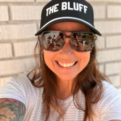 THE BLUFF PERFORMANCE ROPE HAT BLACK & WHITE