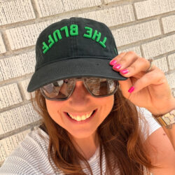 THE BLUFF DAD HAT BLACK & GREEN