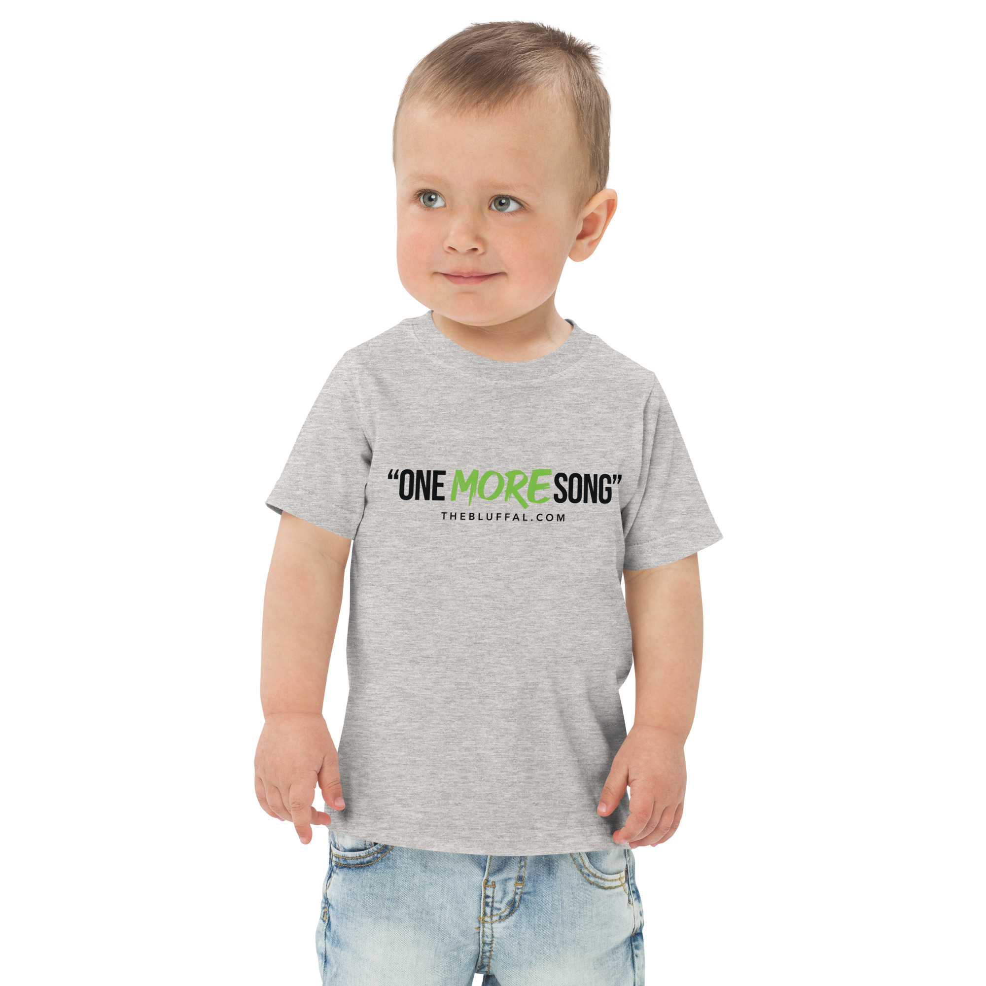 "ONE MORE SONG" Toddler jersey t-shirt - Image 3