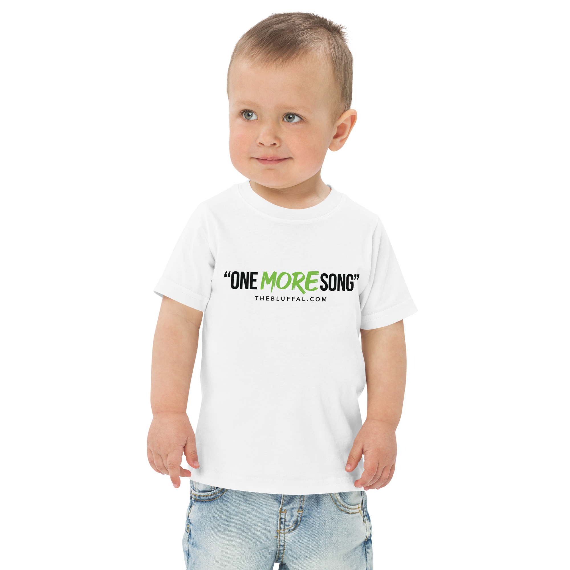 "ONE MORE SONG" Toddler jersey t-shirt - Image 4